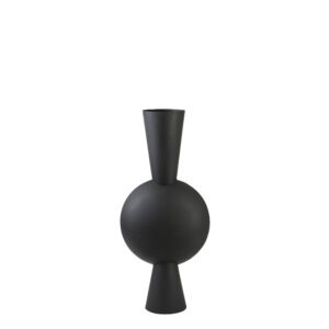 Vase déco KAVANDU noir mat
