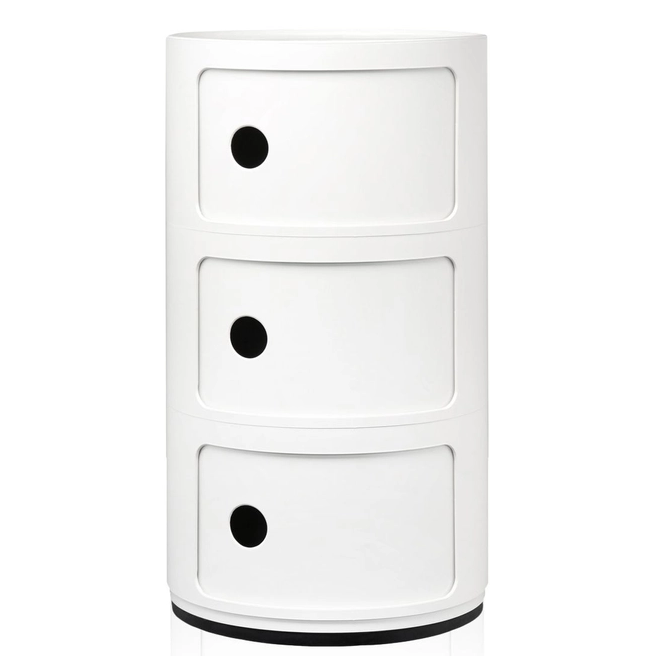 Meuble Componibili 3 éléments Blanc