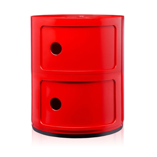 Meuble Componibili 2 éléments Rouge