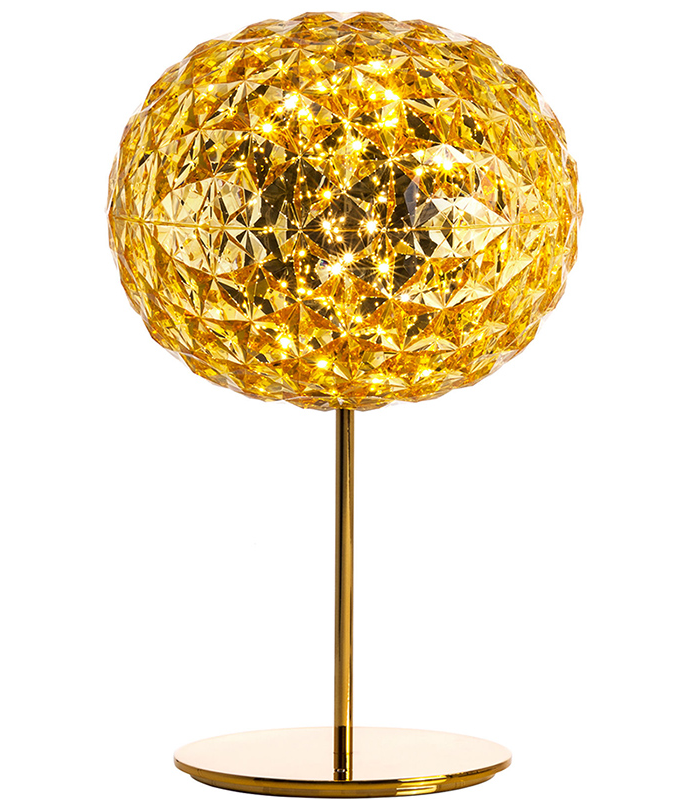 Lampe Planet Tavolo Dorée