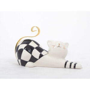 Arlecchino Chat allongé