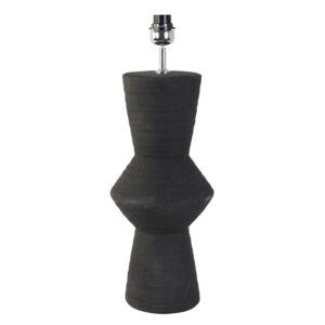 Pied De Lampe Ayla Céramique Noir