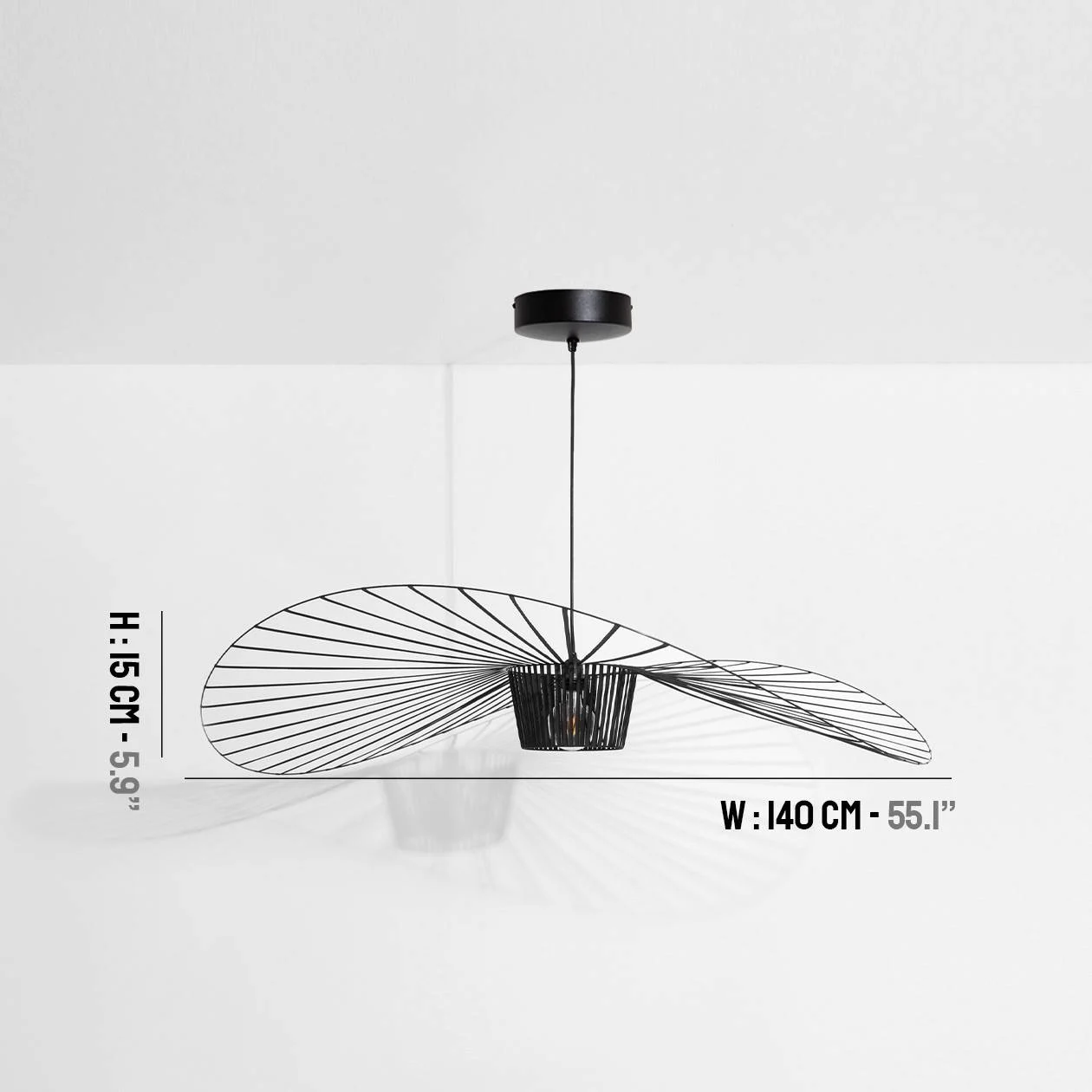 Vertigo suspension grande noire 200 – Image 2