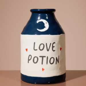 Vase Bleu Foncé Love Potion