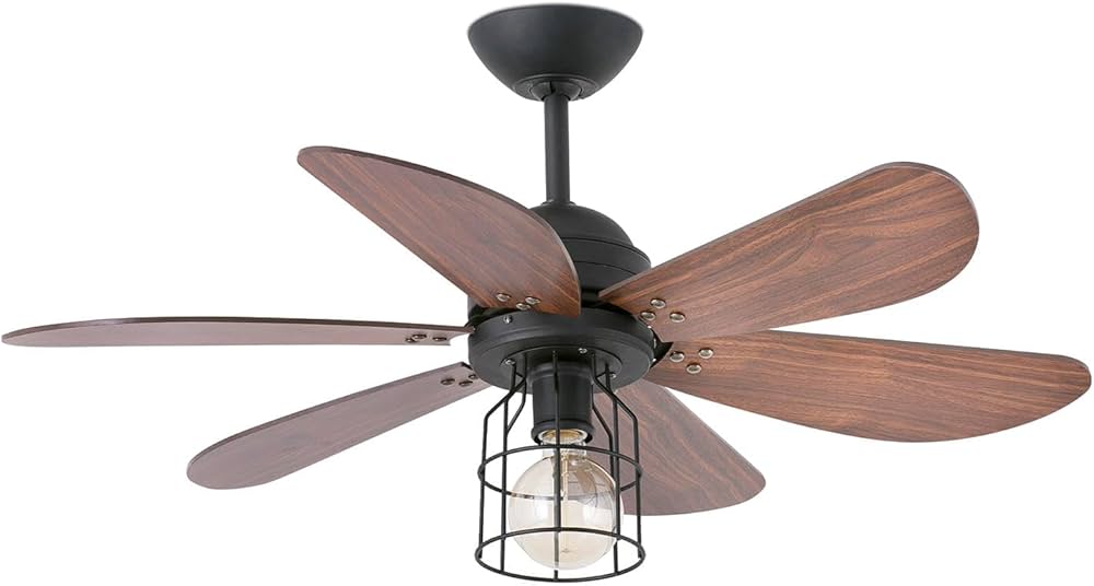 Chicago ventilateur de plafond noir