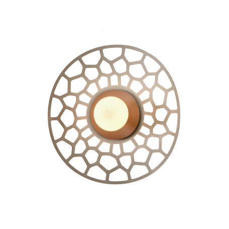 applique EOLE 40cm grain de lin havana – Image 2