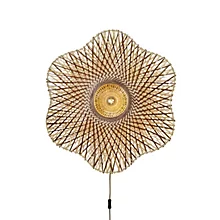 applique murale design MADURA Bambou Naturel 1xE27 D44CM – Image 5