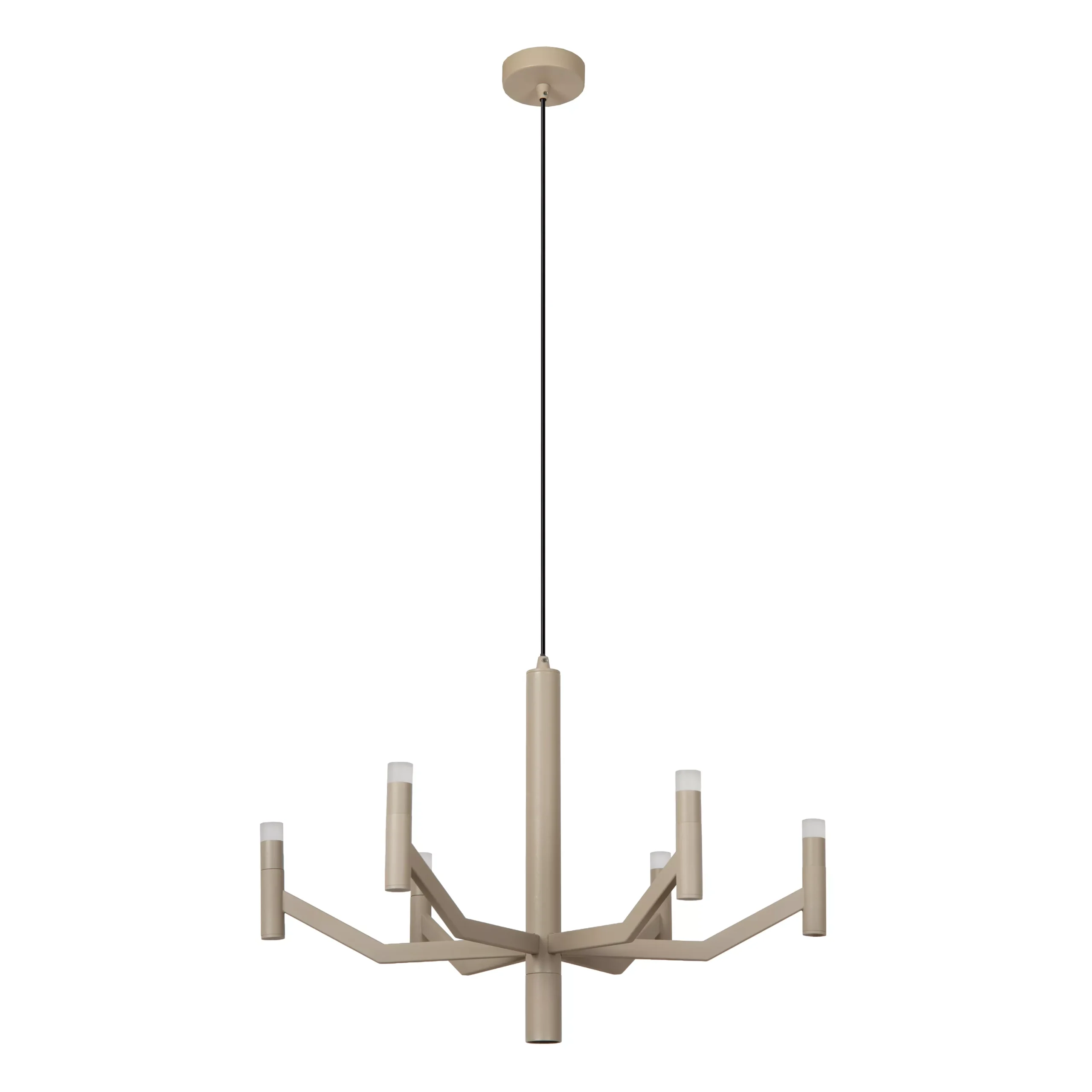 Suspension WELLINGTON LED Dim. D60CM Taupe 6L G9 2700K